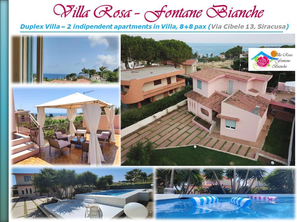 Pool Seaside Relais - Ville Ninfea, Marea, Rosa E Cassiopea Fontane Bianche Exterior foto